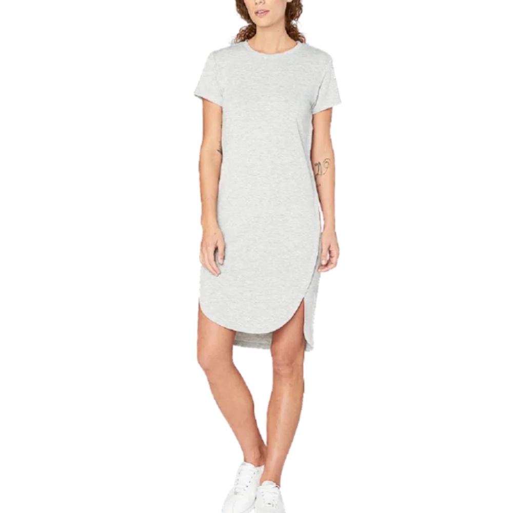 Threads 4 Thought Heather Gray Kirby Tee Shirt Dress Size Small